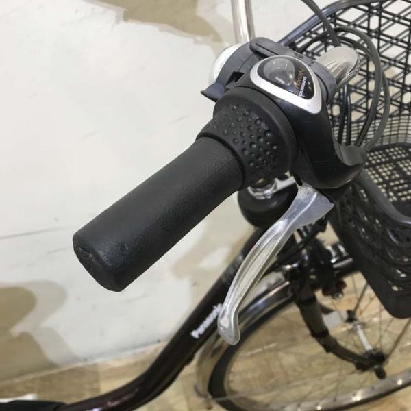 中古電動自転車 パナソニック ビビ DX ブラウン 26インチ KE074