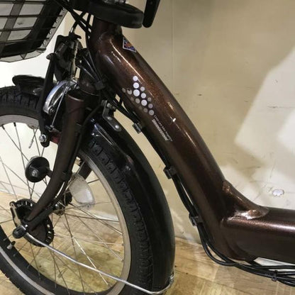 ブリヂストン アンジェリーノ プティット e ブラウン 20インチ KE082【中古車】