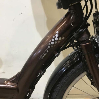 ブリヂストン アンジェリーノ プティット e ブラウン 20インチ KE082【中古車】