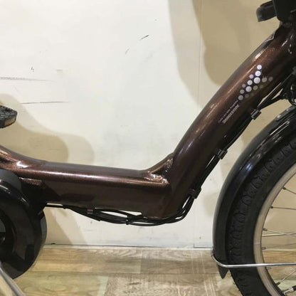 ブリヂストン アンジェリーノ プティット e ブラウン 20インチ KE082【中古車】