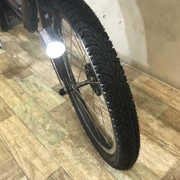 ブリヂストン アンジェリーノ プティット e ブラウン 20インチ KE082【中古車】