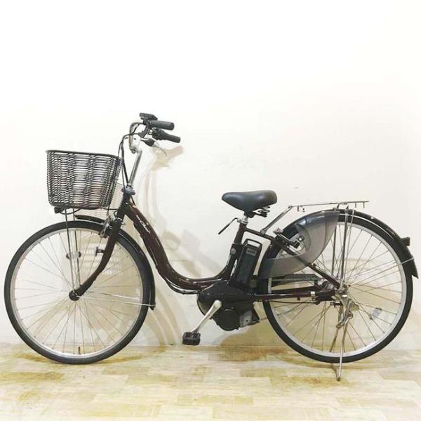 中古電動自転車 ヤマハ PAS Cheer パス チア ブラウン 26インチ KE090