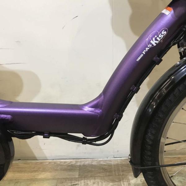 ヤマハ PAS Kiss mini パス キッス ミニ パープル 20インチ KE101【中古車】