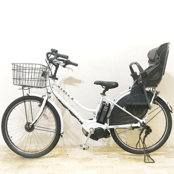 中古電動自転車 ブリヂストン HYDEE B ハイディ ビー ホワイト 26