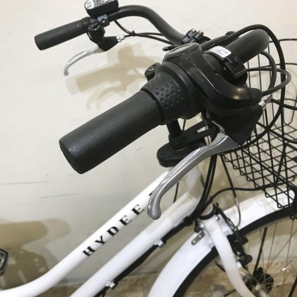 中古電動自転車 ブリヂストン HYDEE B ハイディ ビー ホワイト 26インチ KE128 