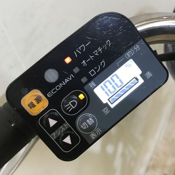 中古電動自転車 パナソニック ビビ DX パープル 26インチ KE130