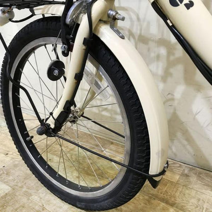 ブリヂストン bikke 2 e ビッケ ツー イー ベージュ 20インチ KE136 【中古車】