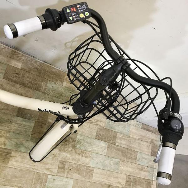 中古電動自転車 ブリヂストン bikke 2 e ビッケ ツー イー ベージュ 20インチ KE136