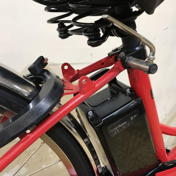中古電動自転車 パナソニック グリッター A レッド 26インチ KE138 – e