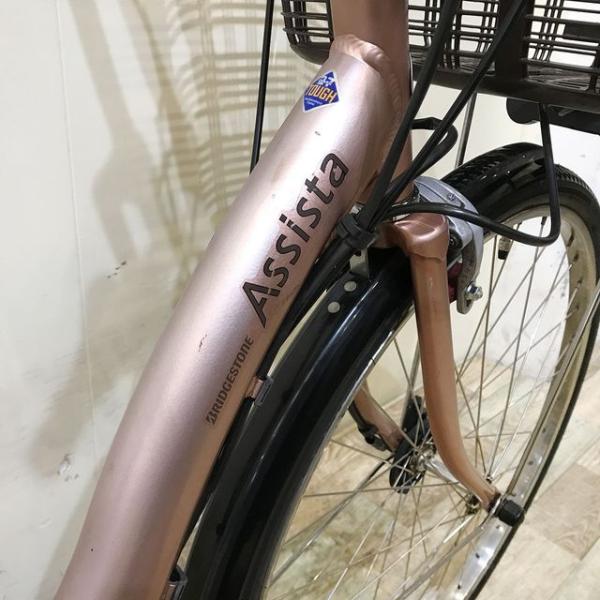 中古電動自転車 ブリヂストン アシスタ DX ピンク 24インチ KF010