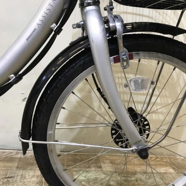 中古電動自転車 ブリヂストン アシスタ プレミア 20 シルバー 20インチ KF015