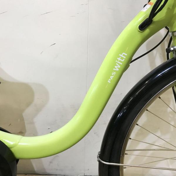 中古電動自転車 ヤマハ PAS With パス ウィズ グリーン 24インチ KF021