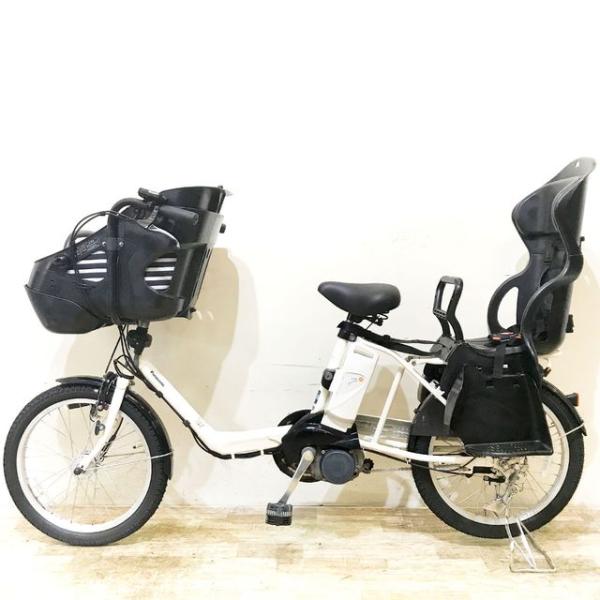 中古電動自転車 パナソニック ギュット ミニ DX ホワイト 20インチ KF023