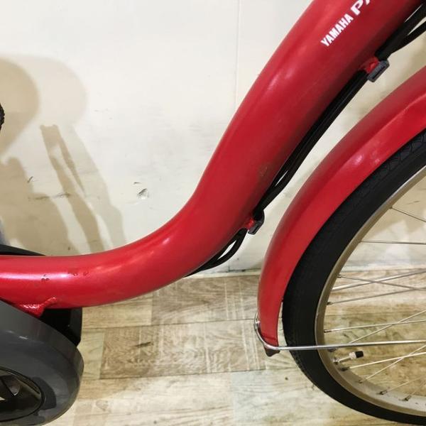 中古電動自転車 ヤマハ PAS ナチュラ XL DX レッド 26インチ KF024