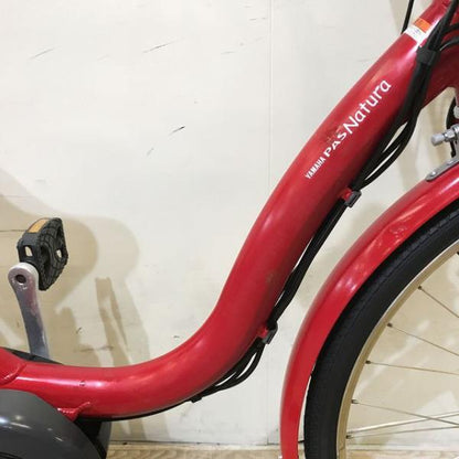 ヤマハ PAS ナチュラ XL DX レッド 26インチ KF024 【中古車】