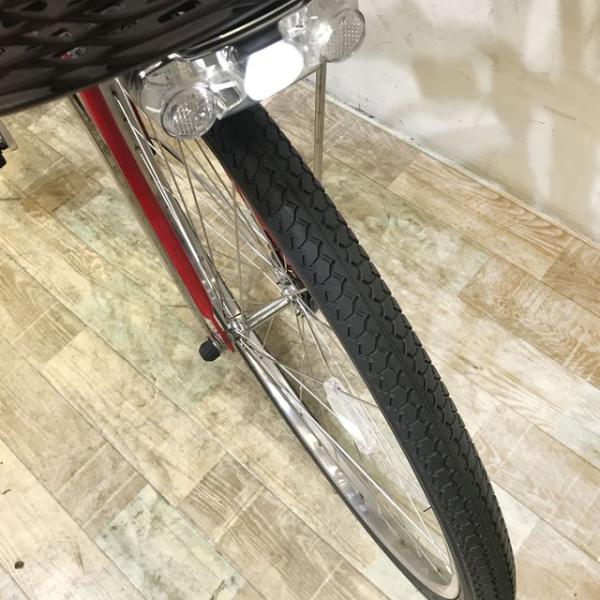 中古電動自転車 ヤマハ PAS ナチュラ XL DX レッド 26インチ KF024