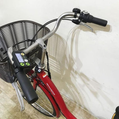 ヤマハ PAS ナチュラ XL DX レッド 26インチ KF024 【中古車】