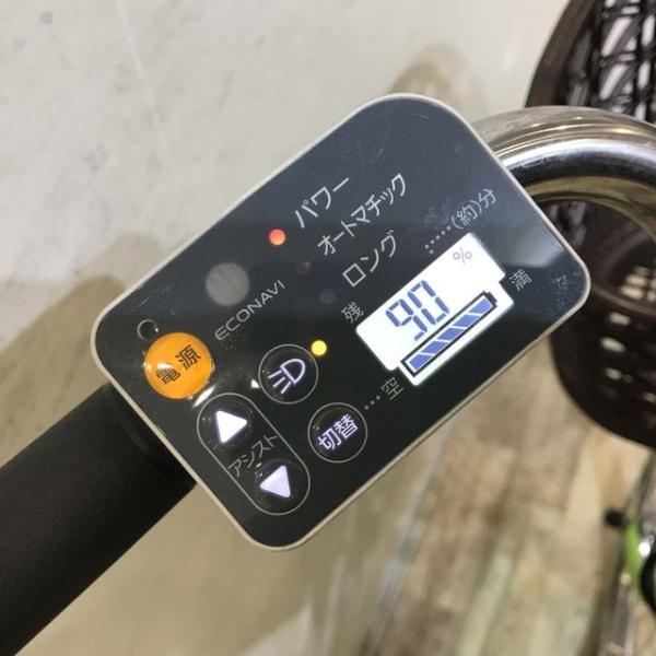 中古電動自転車 パナソニック ビビ DX グリーン 26インチ KF047