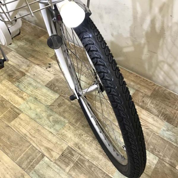 中古電動自転車 ヤマハ PAS Mina パス ミナ ホワイト 26インチ KF049 