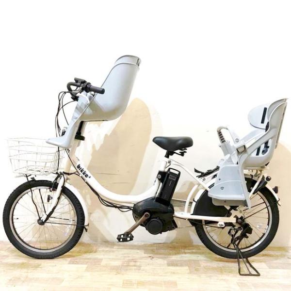 中古電動自転車 ブリヂストン bikke 2 e ビッケ ツー イー ホワイト20インチ KF053