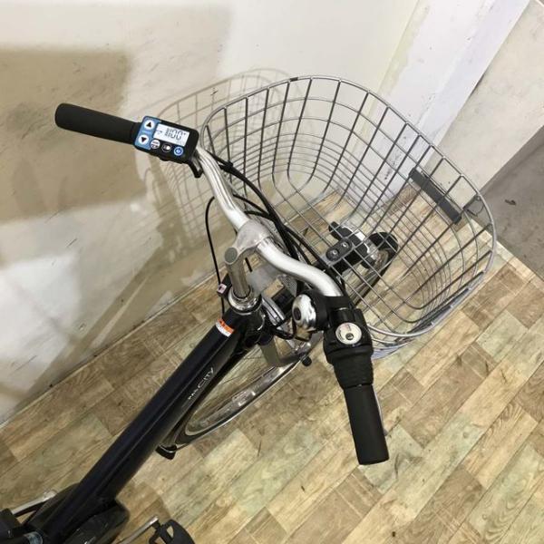 中古電動自転車 ヤマハ PAS CITY SP5 パス シティ SP5 ネイビー 27インチ KF065