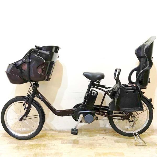中古電動自転車 パナソニック ギュット ミニ DX ブラウン 20インチ KF072