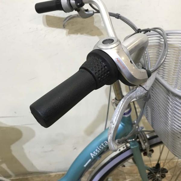 中古電動自転車 ブリヂストン アシスタ DX ブルー 26インチ KF078