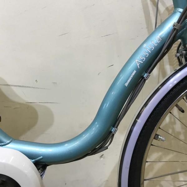 中古電動自転車 ブリヂストン アシスタ DX ブルー 26インチ KF078