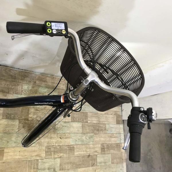 中古電動自転車 ヤマハ PAS ナチュラ XL ネイビー 26インチ KF079 