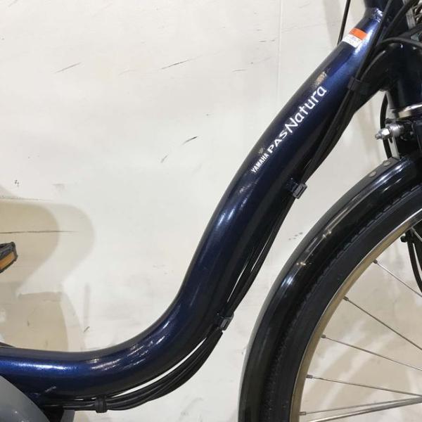 中古電動自転車 ヤマハ PAS ナチュラ XL ネイビー 26インチ KF079 