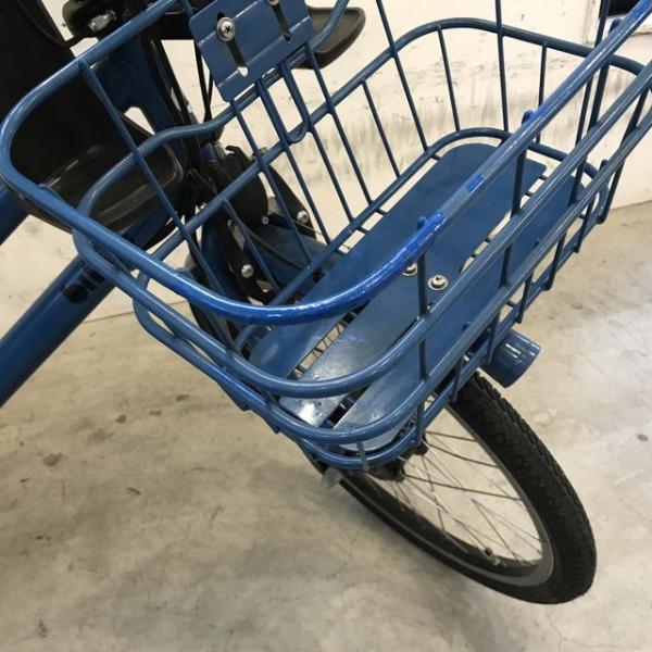 中古電動自転車 ブリヂストン bikke GRI ビッケ グリ ブルー 前24×20インチ KF107