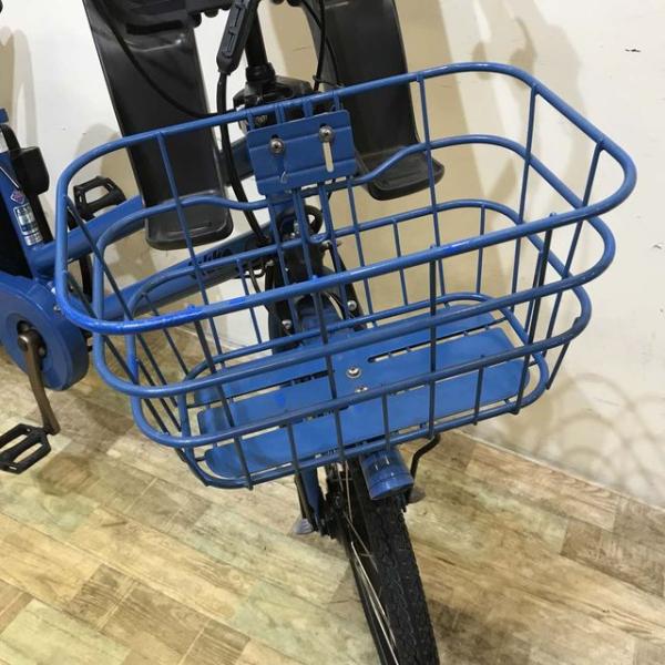 中古電動自転車 ブリヂストン bikke GRI ビッケ グリ ブルー 前24×20インチ KF107