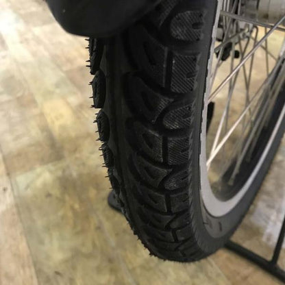 ブリヂストン bikke GRI ビッケ グリ ブルー 前24×20インチ KF107  【中古車】