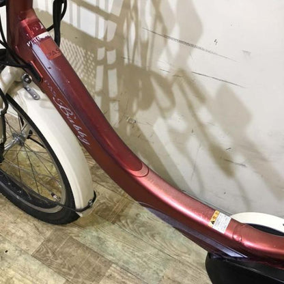 ヤマハ PAS Babby un パス バビー アン レッド×ベージュ 20インチ KF111【中古車】