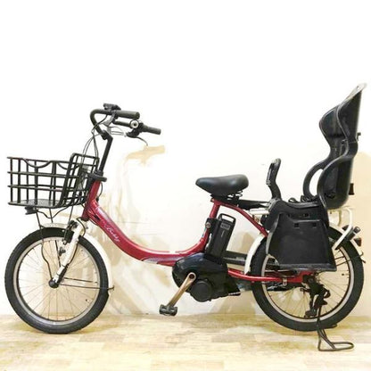 ヤマハ PAS Babby un パス バビー アン レッド×ベージュ 20インチ KF111【中古車】