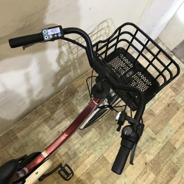 ヤマハ PAS Babby un パス バビー アン レッド×ベージュ 20インチ KF111【中古車】