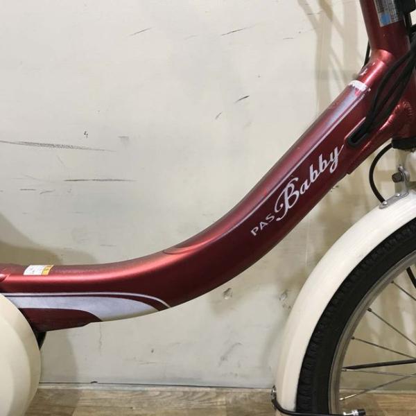 ヤマハ PAS Babby un パス バビー アン レッド×ベージュ 20インチ KF111【中古車】