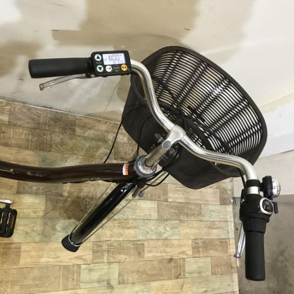 中古電動自転車 ヤマハ PAS Cheer パス チア ブラウン 24インチ KF115