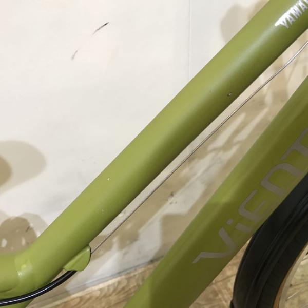 中古電動自転車 ヤマハ PAS VIENTA 5 パス ビエンタ 5 グリーン 26インチ KF118 