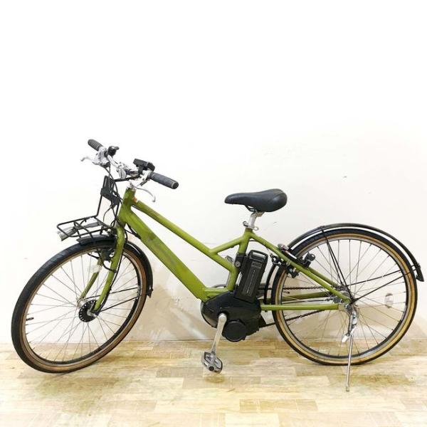 中古電動自転車 ヤマハ PAS VIENTA 5 パス ビエンタ 5 グリーン 26インチ KF118 