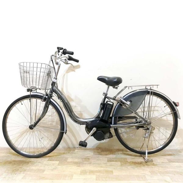 中古電動自転車 ブリヂストン アシスタ DX シルバー 26インチ KF122 