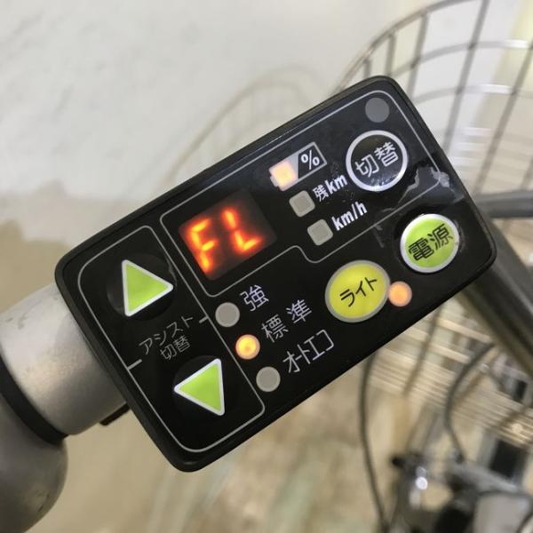 中古電動自転車 ブリヂストン アシスタ DX シルバー 26インチ KF122 