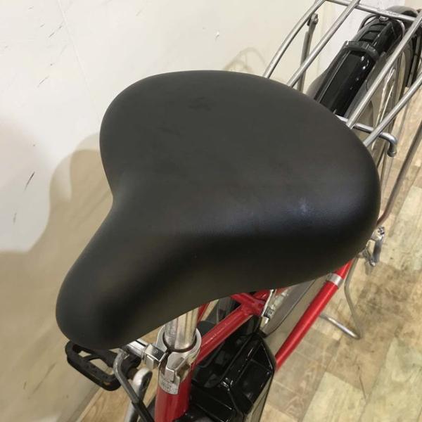 中古電動自転車 ヤマハ PAS ナチュラ M レッド 26インチ KF123