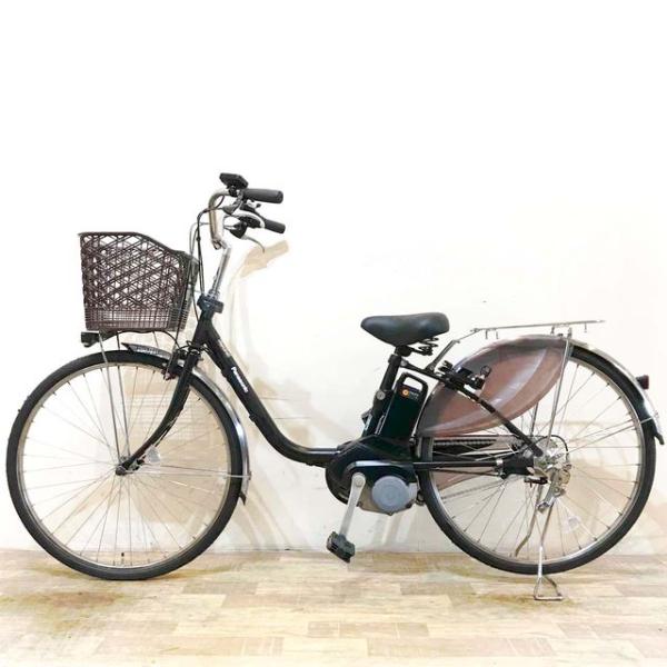 中古電動自転車 パナソニック ビビ DX ブラック 26インチ KF125