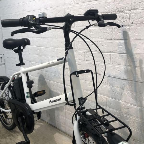 中古電動自転車 パナソニック ベロスター ミニ ホワイト 20インチ