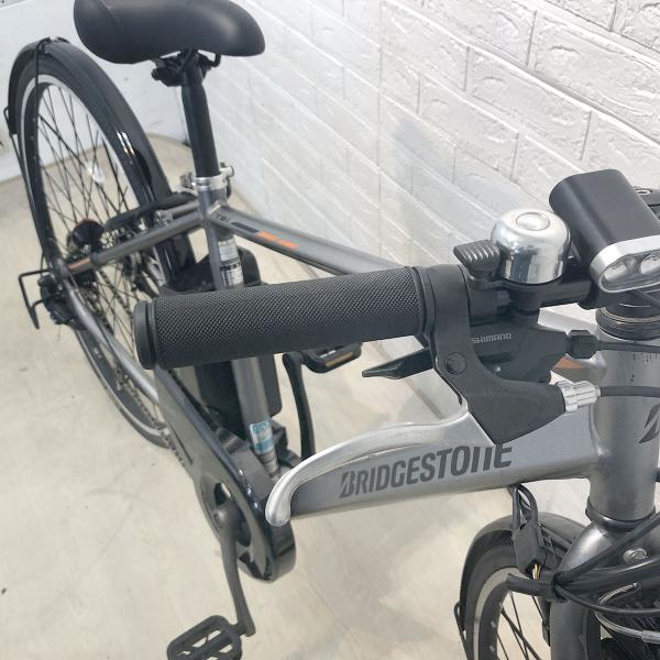 中古電動自転車 ブリヂストン TB1e グレー 27インチ SR424Y 