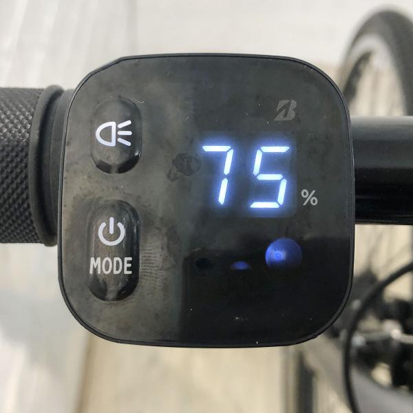 中古電動自転車 ブリヂストン TB1e グレー 27インチ SR424Y 