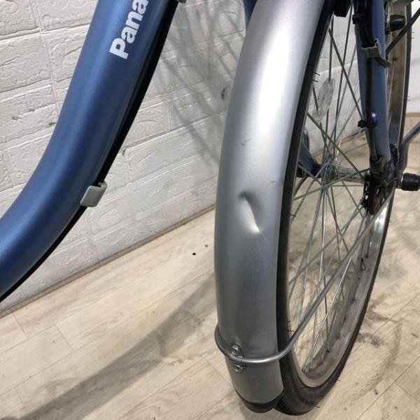 中古電動自転車 パナソニック  パートナー U ブルー 24インチ YD008