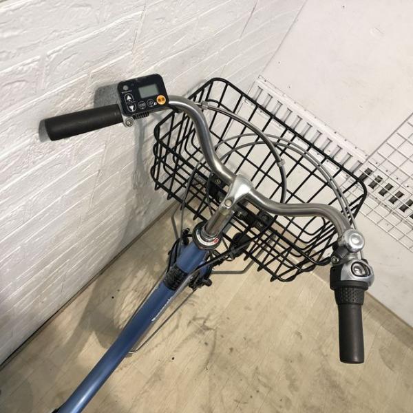 中古電動自転車 パナソニック  パートナー U ブルー 24インチ YD008