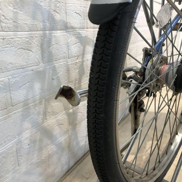 中古電動自転車 パナソニック  パートナー U ブルー 24インチ YD008